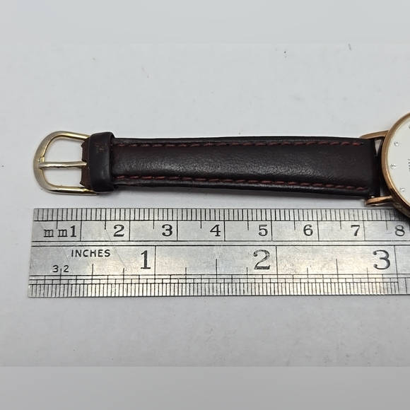 Womens Daniel Wellington Classic Watch Rose Gold Tone Leather Band New Battery - Picture 8 of 11